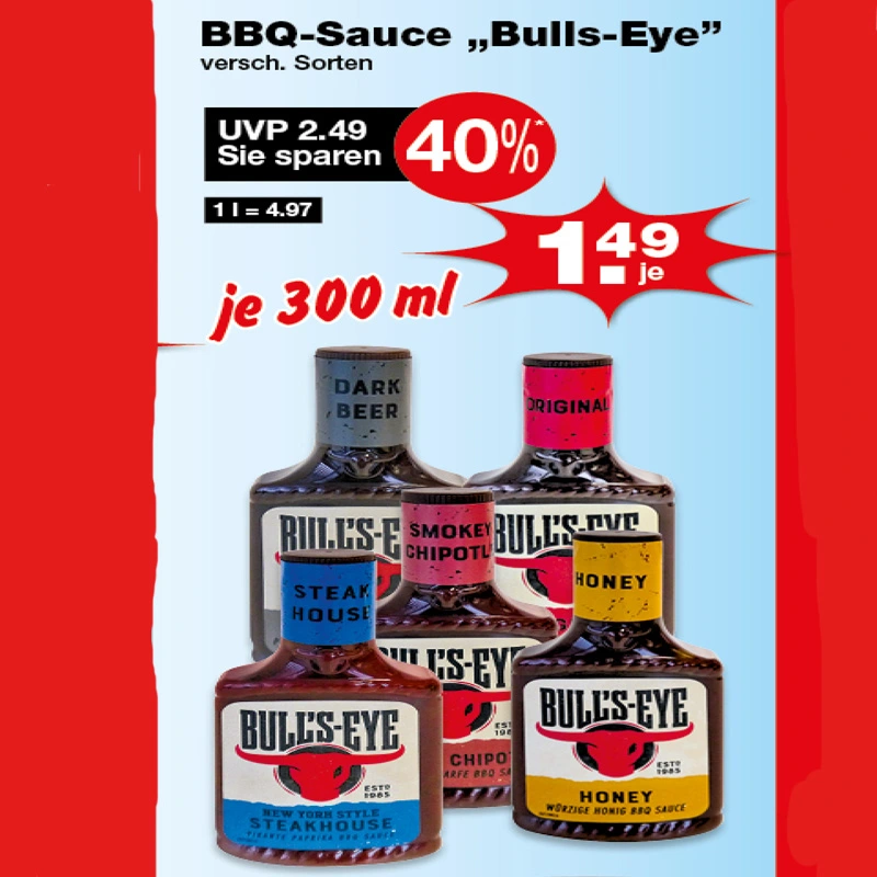 BBQ Saucen – Bulls-Eye