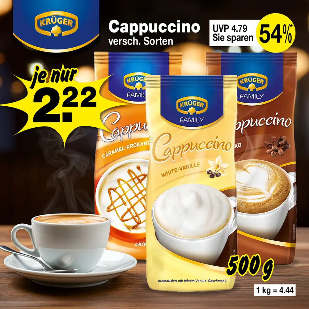 Krüger Cappuccino 500g