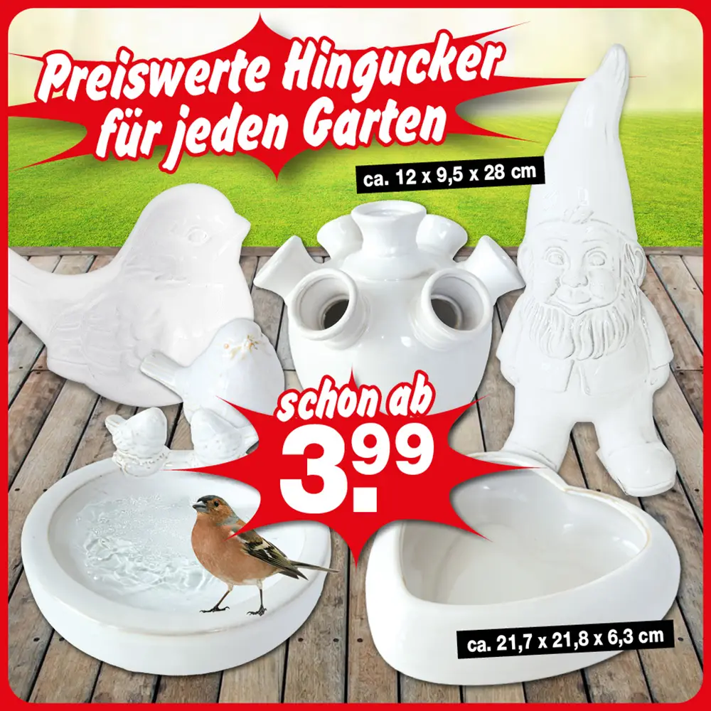 Hingucker für Haus und Garten