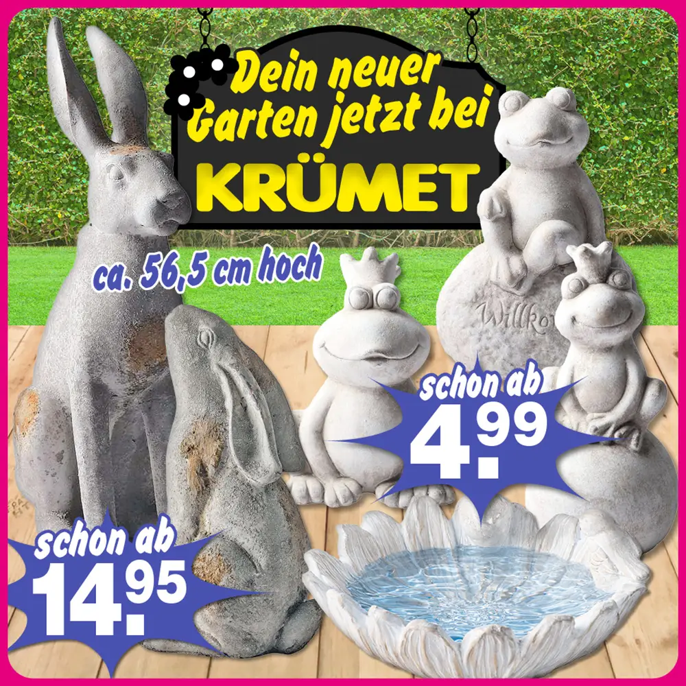 Frische Deko für den Garten