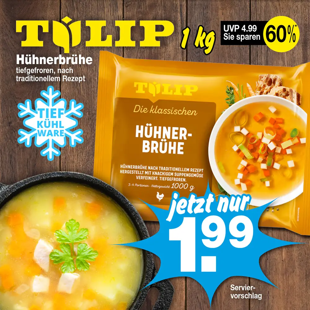 Tulip – Hühnerbrühe 1Kg