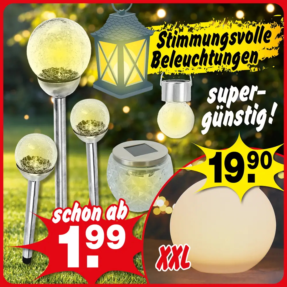 Stimmungsvolle Beleuchtung