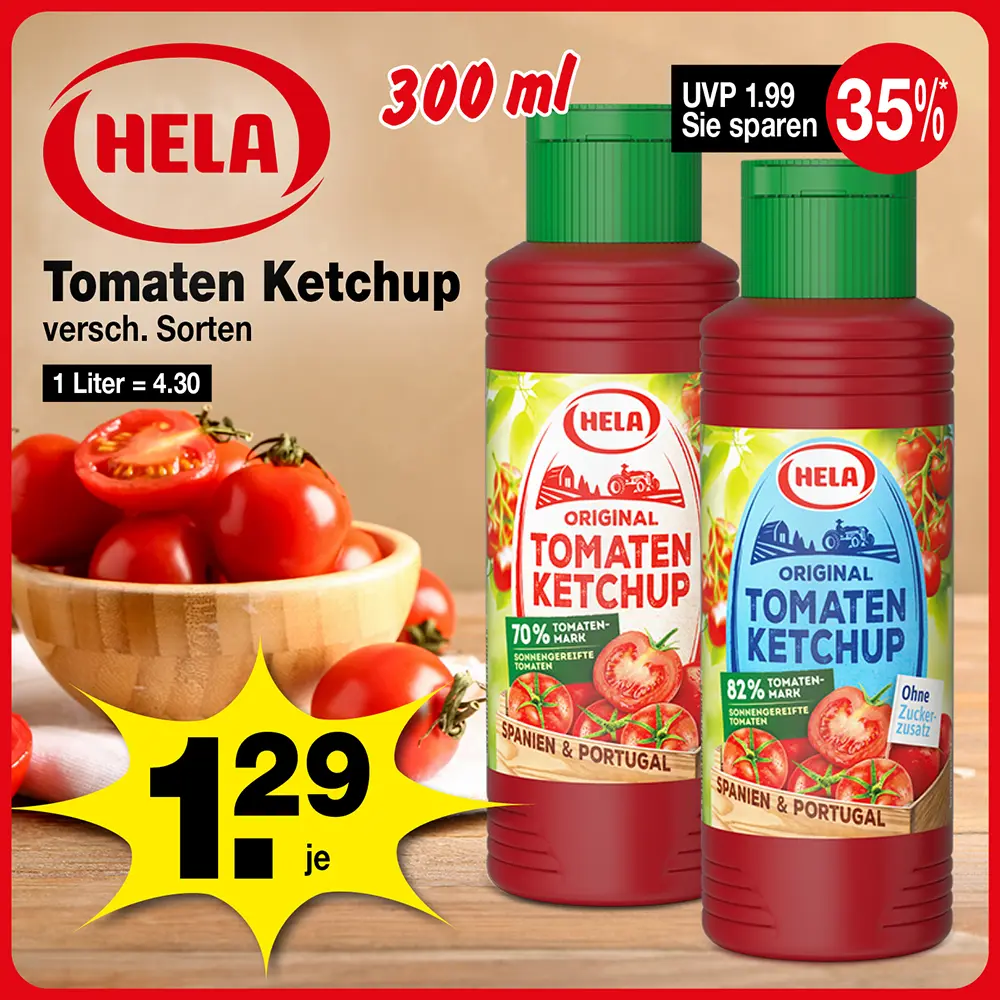 Hela – Tomaten Ketchup