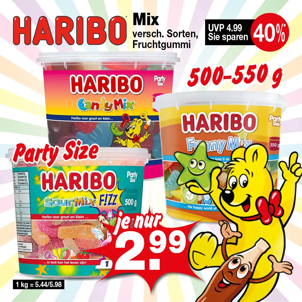 Haribo Mix 500-550g