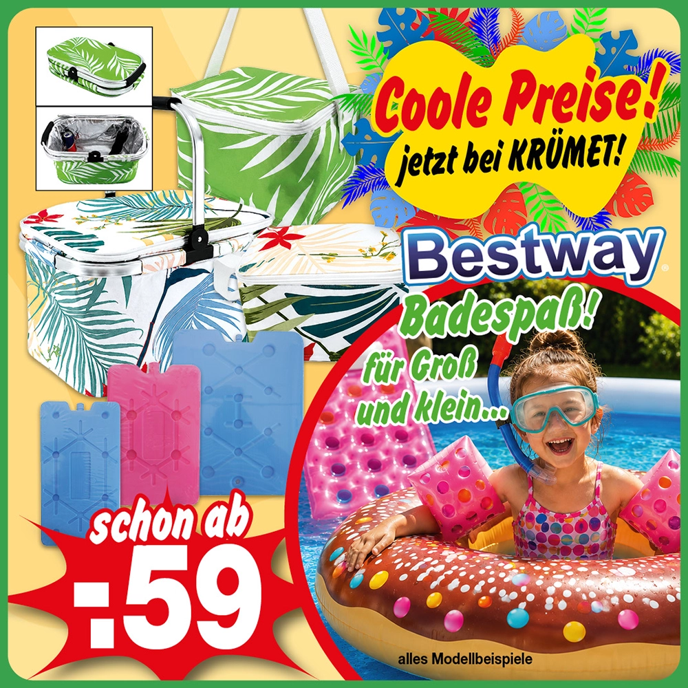 Coole Produkte für heiße Tage