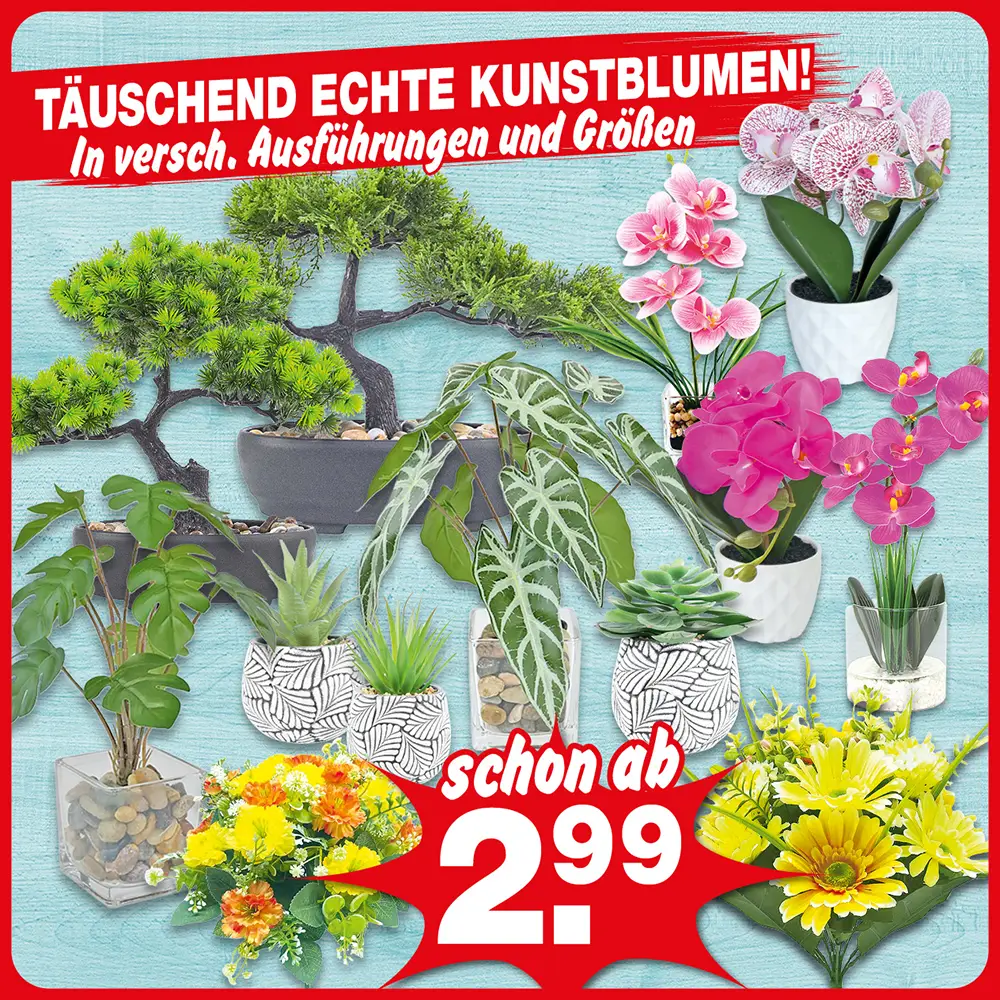 Kunstpflanzen – so schön, dass Sie fast echt sein könnten