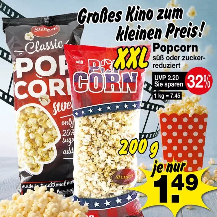 Popcorn versch. Sorten