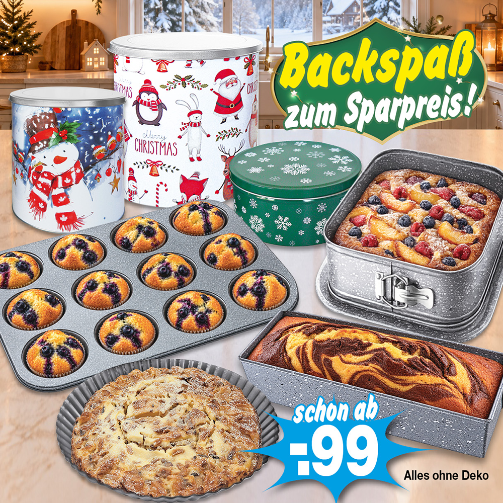 Der Backspaß kann starten…..