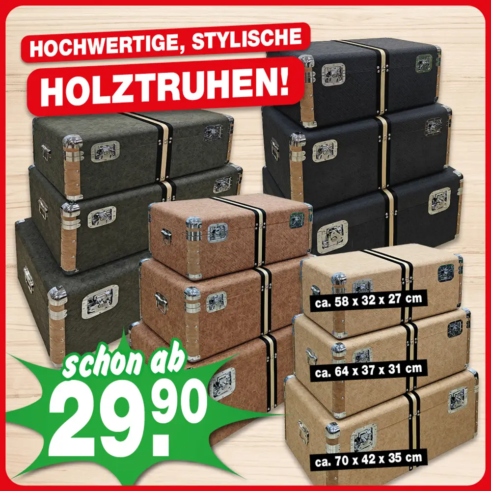Holztruhen