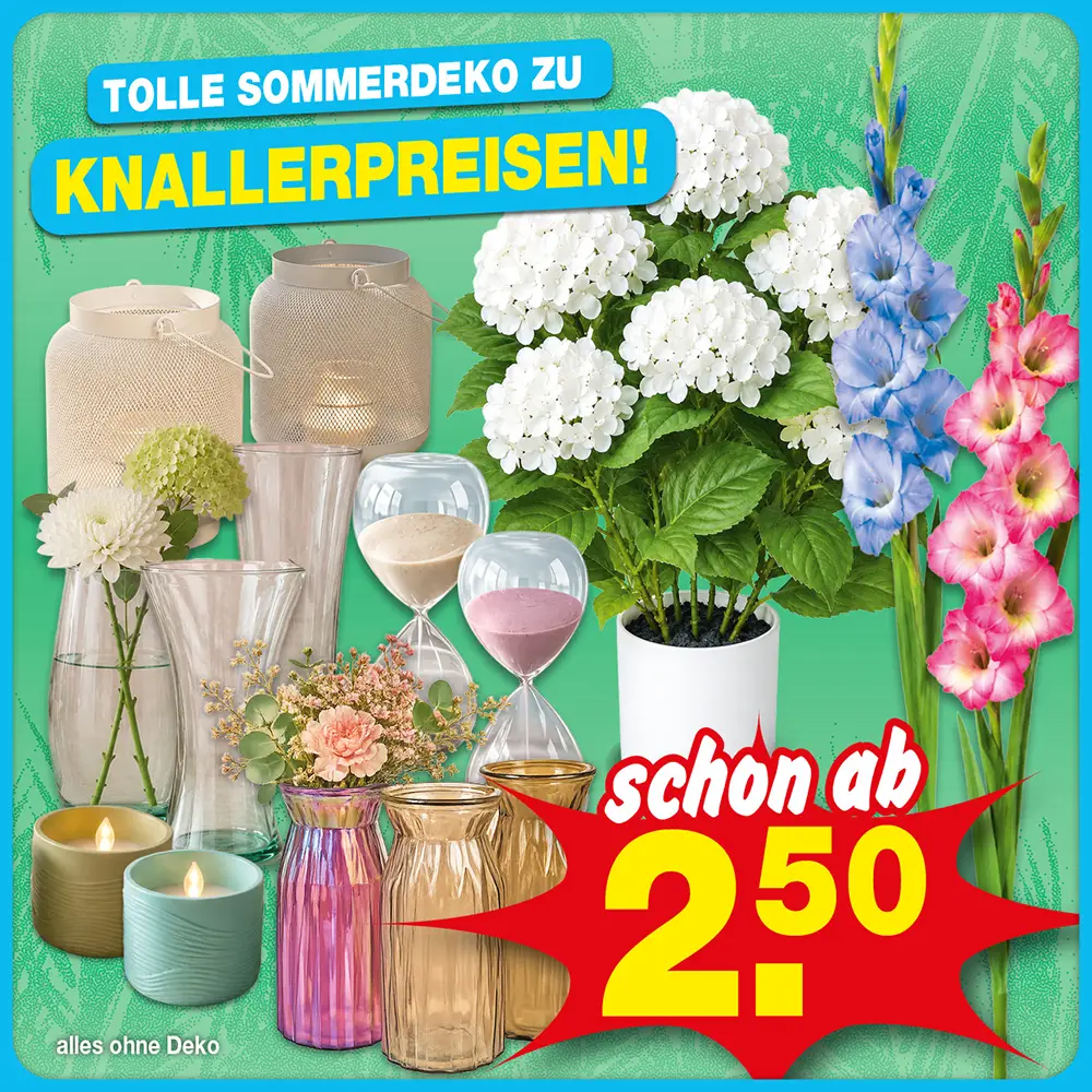 Sommerdeko für Ihr Heim
