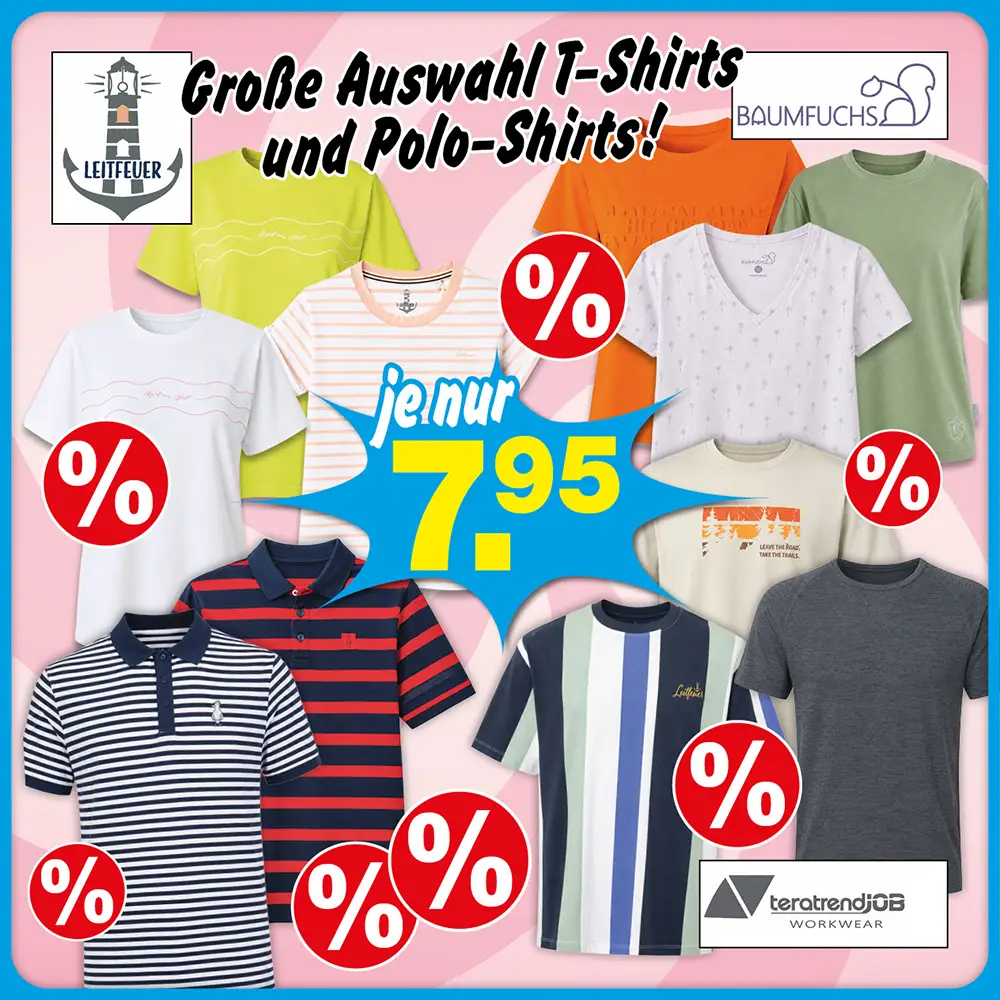 Große Auswahl T-Shirts/Polos