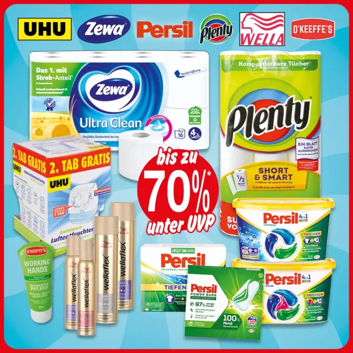 Drogerie bis zu 70% unter UVP