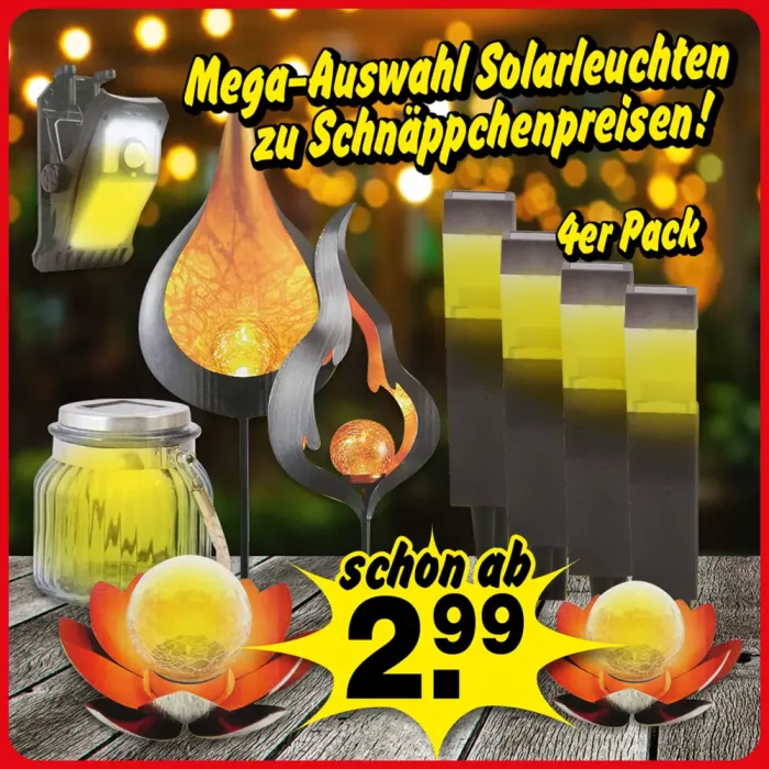 XXL Auswahl Solarleuchten
