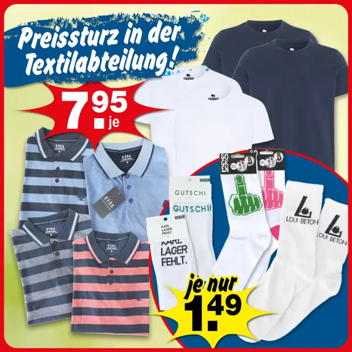Textilien zu Superpreisen