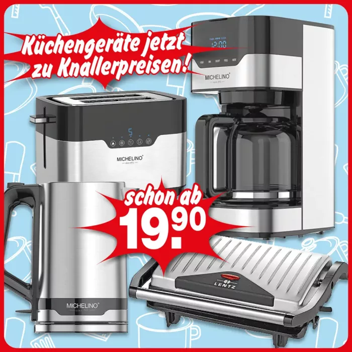 Küchengeräte zu Knallerpreisen
