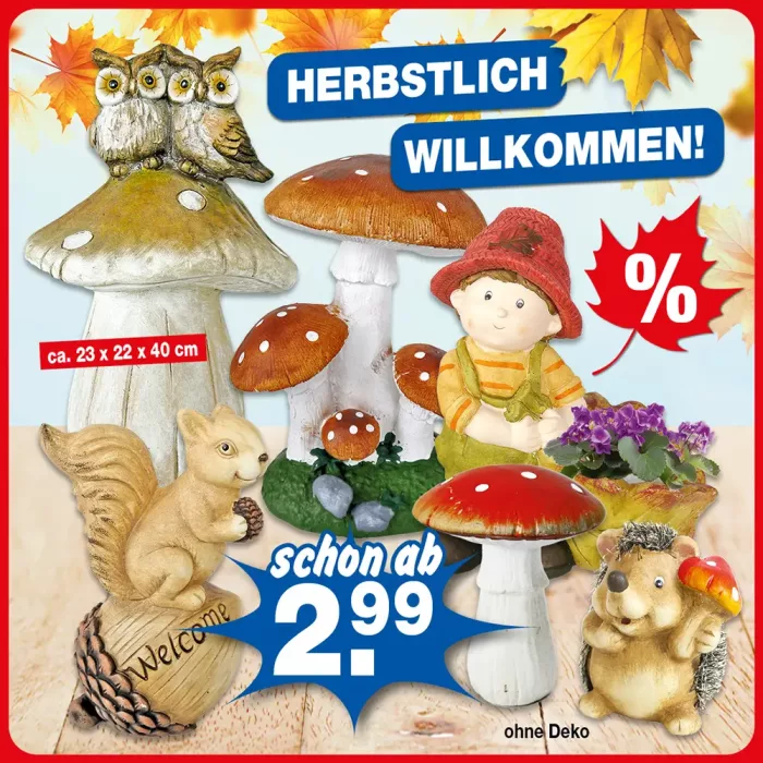 Herbstliche Deko für Drinnen und Draußen