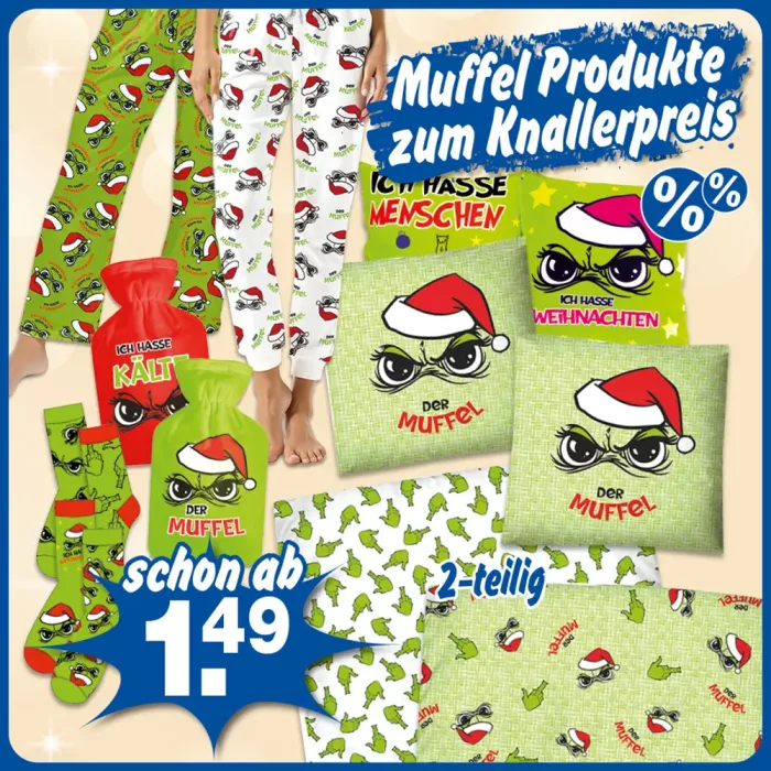 Muffel zu Knallerpreisen
