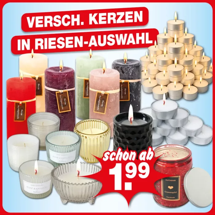 XXL Kerzenauswahl