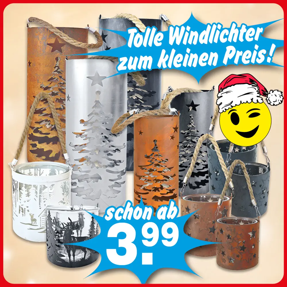 Stilvolle Windlichter