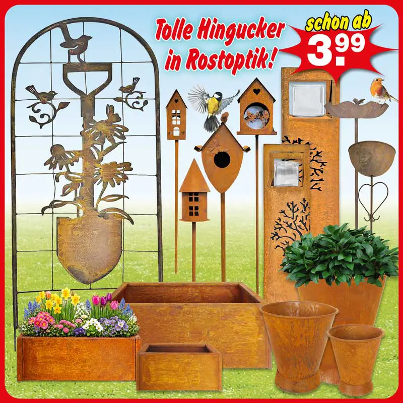 Hingucker in Rostoptik