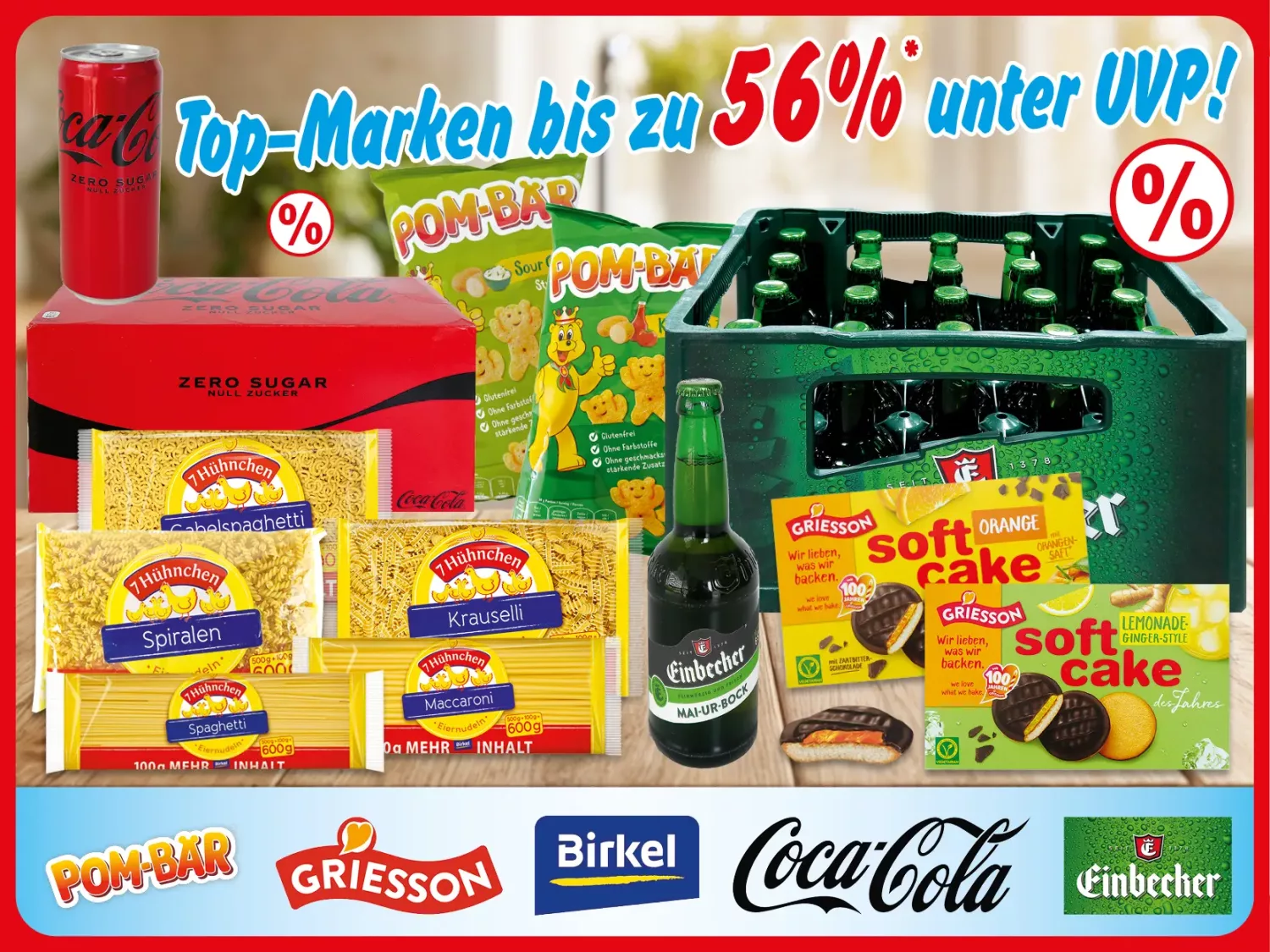 % Marken Lebensmittel %