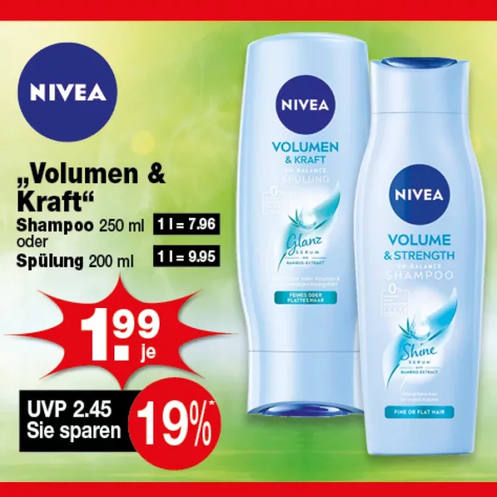 Nivea Shampoo oder Spülung