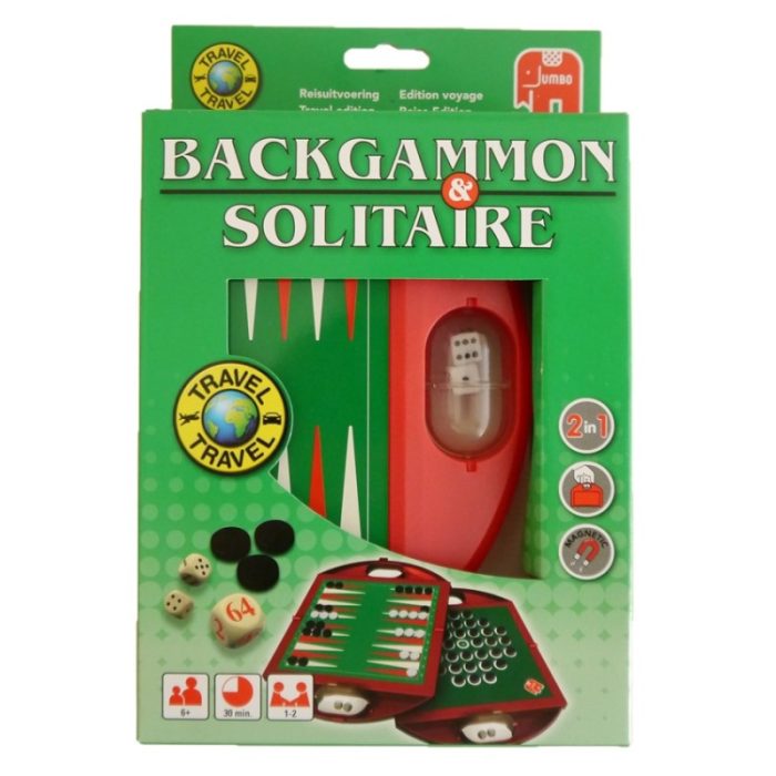 Reisespiel - Backgammon & Solitaire