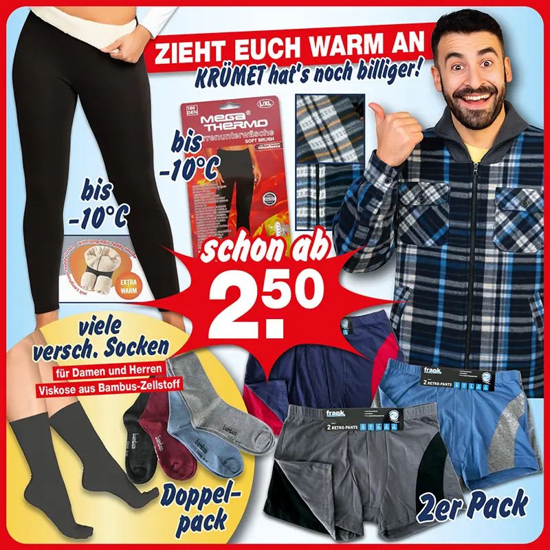 Textilien zu Schnäppchenpreisen